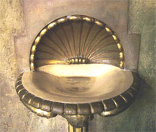 Traditional Holy Water Font