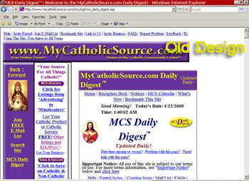 MCS Daily Digest (Improperly Displayed)