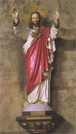 Traditional Church Art (Sacred Heart of Jesus Statue)
