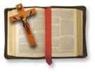 Bible with Crucifix