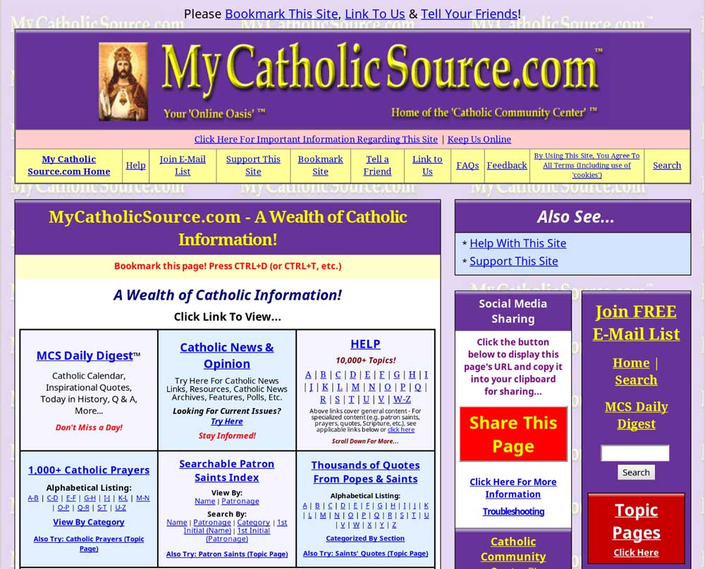 MyCatholicSource.com (proper spacing at right)