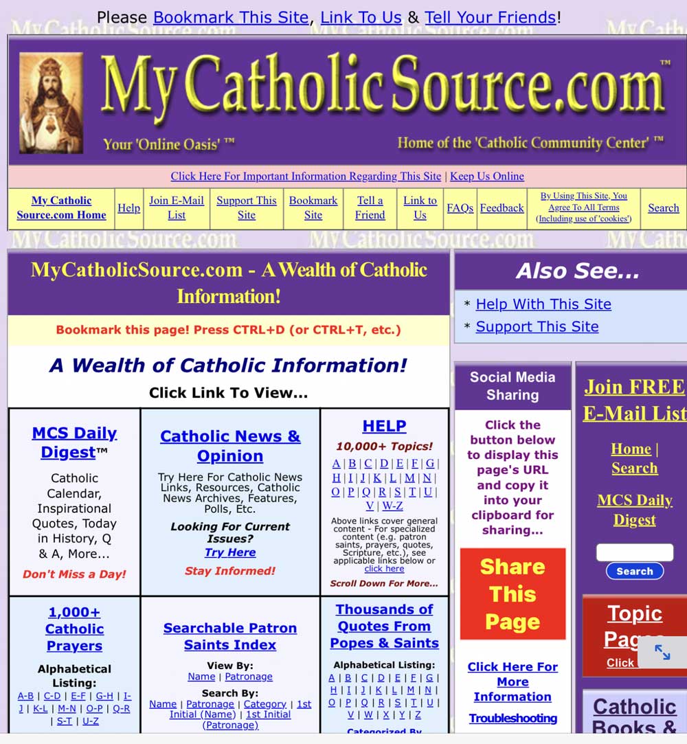 MyCatholicSource.com (improper spacing at right)